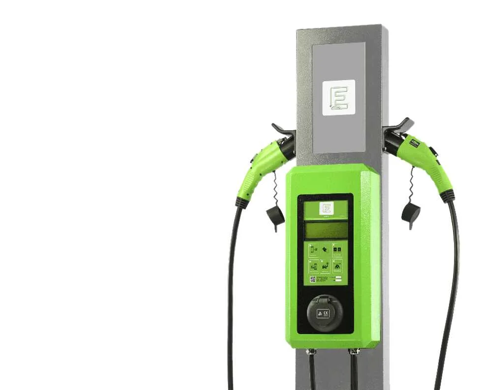 Commercial electric car charging stations