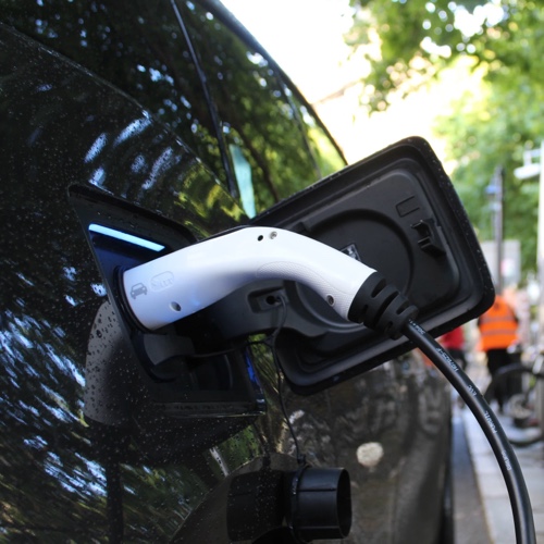 Workplace Charging Scheme 2026 EV chargers at an office car park